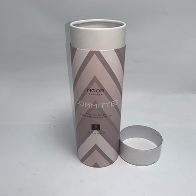 White Color Cardboard Round Flower Boxes Cylindrical Gift Box Art Paper