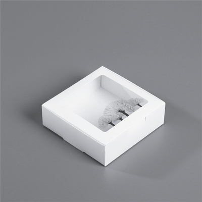 Wedding Gift Packing Boxes Bakery Packaging Box With Clear Pvc Window