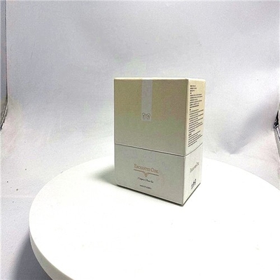 Square Middle Lid Cosmetic Paper Box For Store Face Cream