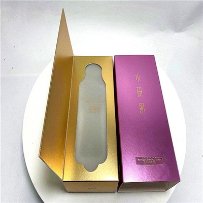 Recyclable Pink Drawer Type Skin Care Cosmetic Packing Box