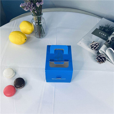 Logo Customized Portable Cake Cardboard Box For Store Pastries