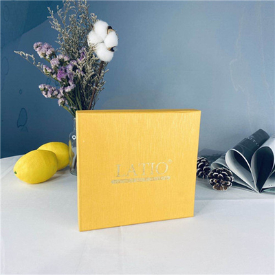 Golden Square Bronzing Process Chocolate Packing Boxes