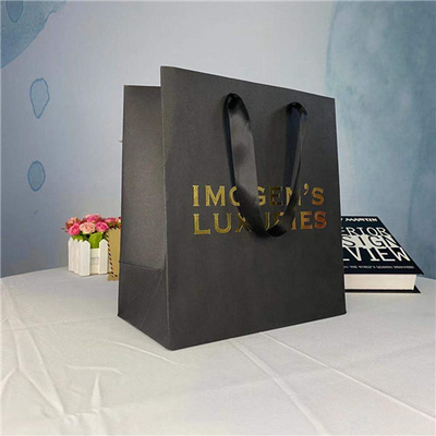 Recyclable Logo Custom Printed Paper Bags For Shopping