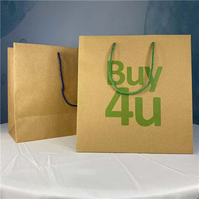 Hot Stamping Logo Large Model Kraft Paper Gift Bags