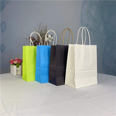 Stationery Portable Multi Color Custom Printed Paper Bags