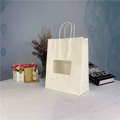 Eco Friendly PVC Custom Printed Paper Bags For Place Bread