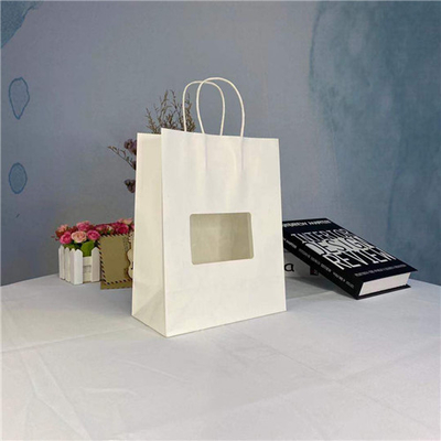 Eco Friendly PVC Custom Printed Paper Bags For Place Bread