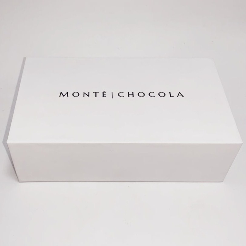 Ivory Cardboard Chocolate Packaging Gift Boxes Fancy Paper Drawer Box White Color
