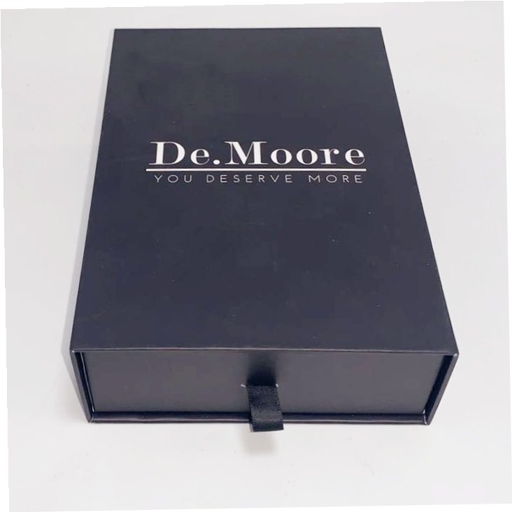 Drawer Type Gift Packing Boxes Handmade With Custom Foil Stamping Logo