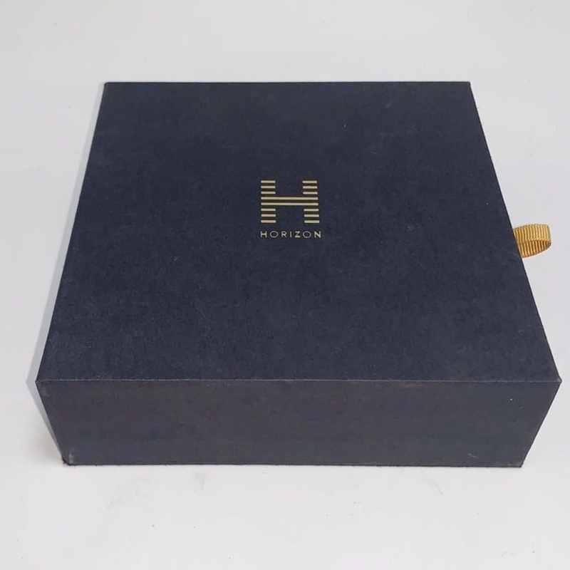 Biodegradable Chocolate Packing Boxes Gold Color Interior CMYK 4 Colors