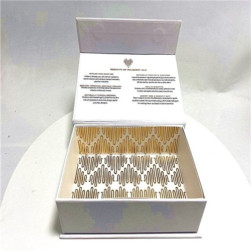 White High Capacity Book Type Personal Care Cosmetic Paper Box